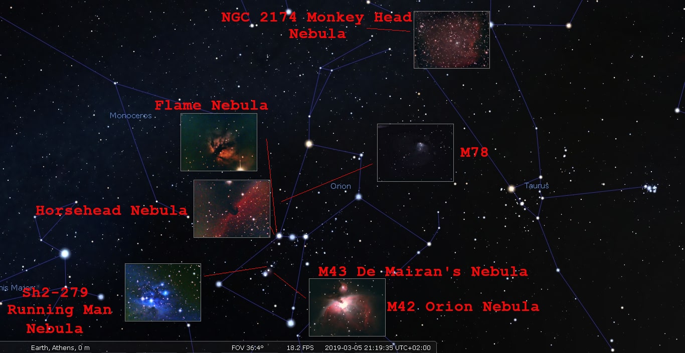 You are currently viewing ORION THE HUNTER – THROUGH ASTRO TOURS GREECE TELESCOPES